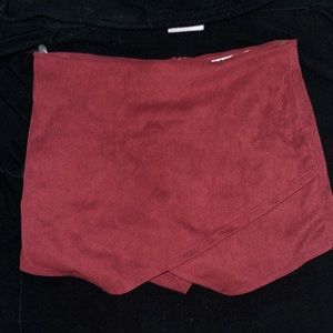 Blue Blush | Burgundy Skort | Corduroy